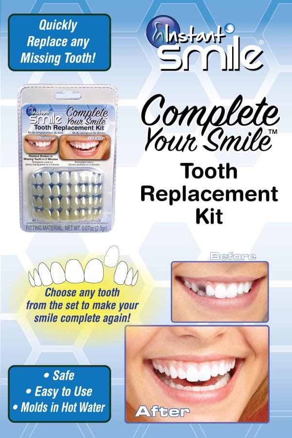 Wholesale Instant Smile Temporary Tooth Replacement Kit, Sold by the Piece